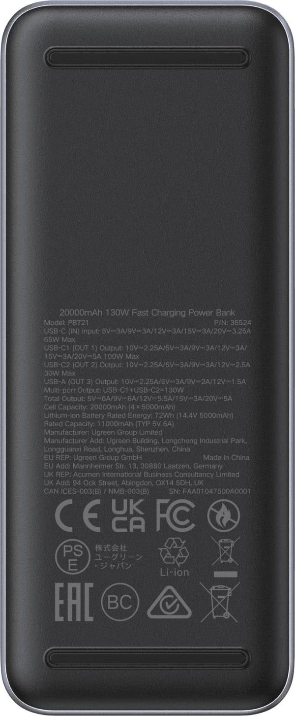 UGREEN Nexode 130W Power Bank Fast Charging Laptops-9