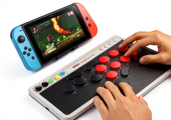 8BitDo Arcade Gaming Wireless Controller for Nintendo Switch-2
