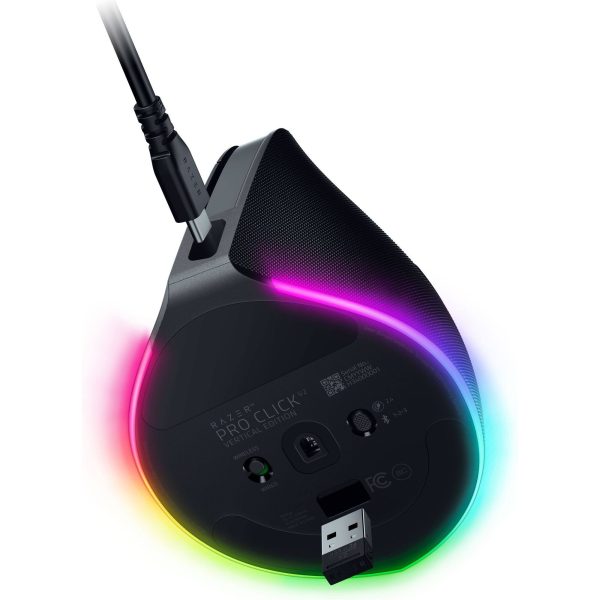 Razer Pro Click V2 Wireless Ergonomic Gaming Mouse Black-9