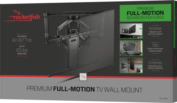 Rocketfish Full Motion TV Wall Mount Extends 26 Inch-9
