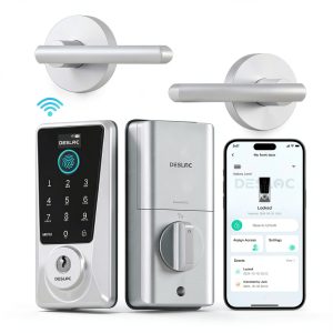 DESLOC D110 Plus WiFi Smart Door Lock Fingerprint Keyless-0
