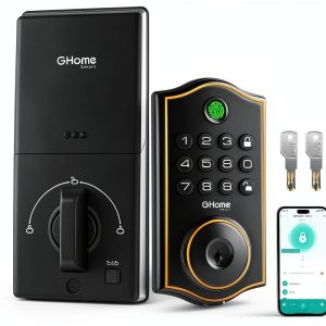 GHome Smart KD30B Keyless Entry Deadbolt Fingerprint Keypad-0