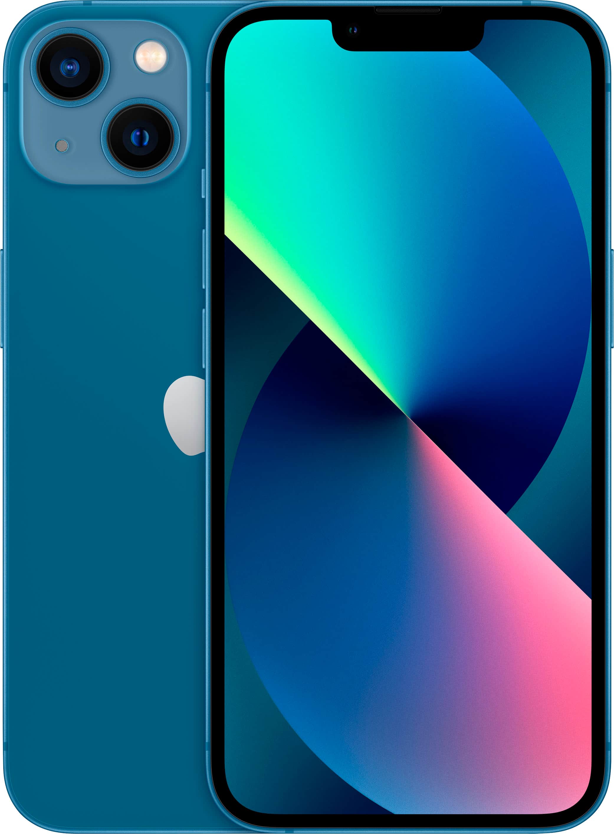Apple iPhone 13 5G displaying its blue color and sleek design