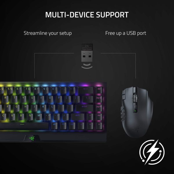 Razer Naga V2 HyperSpeed Wireless MMO Gaming Mouse-5