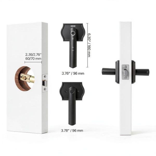 VEVOR Fingerprint Door Lock Keyless Entry Biometric Home-7