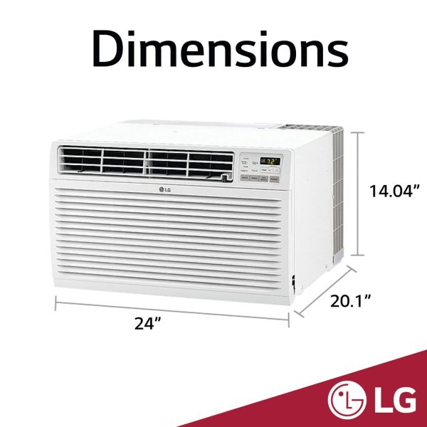 LG Air Conditioner 10000 BTU Supplemental Heat 450 Sq Ft-1