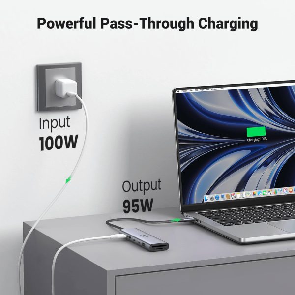 UGREEN 7-in-1 USB-C Hub 10Gbps 4K HDMI 100W Charging-3
