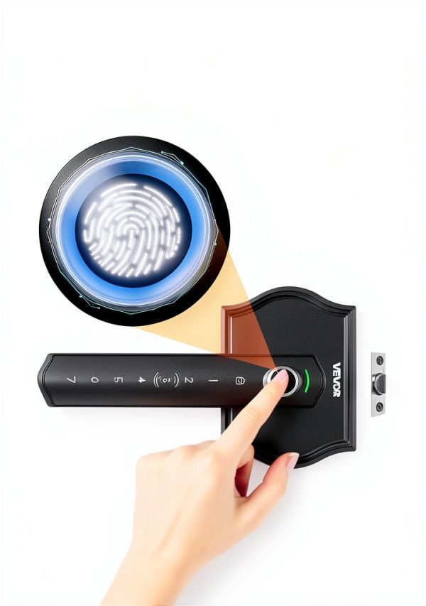 VEVOR Fingerprint Door Lock Keyless Entry Biometric Home-2