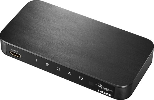 Rocketfish HDMI Switch 4 Port 4K 60Hz Device Selector-4