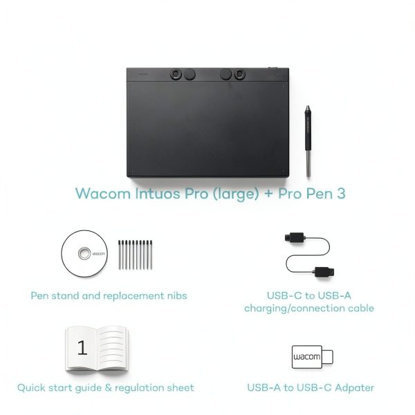 Wacom Intuos Pro Large Graphic Drawing Tablet Professional-8