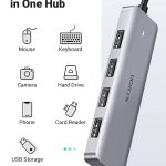 UGREEN 4-Port USB 3.0 Hub High-Speed Data Transfer Compact-1