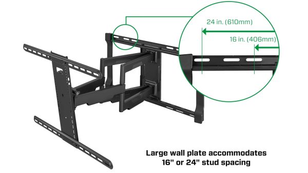 Rocketfish Full Motion TV Wall Mount Extends 26 Inch-5