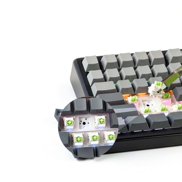 AULA F75 Max Mechanical Gaming Keyboard RGB Knob Screen-4