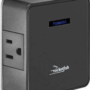 Rocketfish Surge Protector 2 Outlet Low Profile Design-0