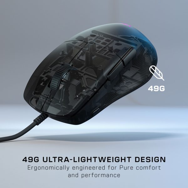 Turtle Beach Pure SEL Gaming Mouse Wired Ergonomic RGB Black-1