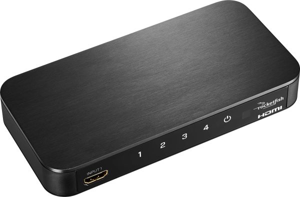 Rocketfish HDMI Switch 4 Port 4K 60Hz Device Selector-5
