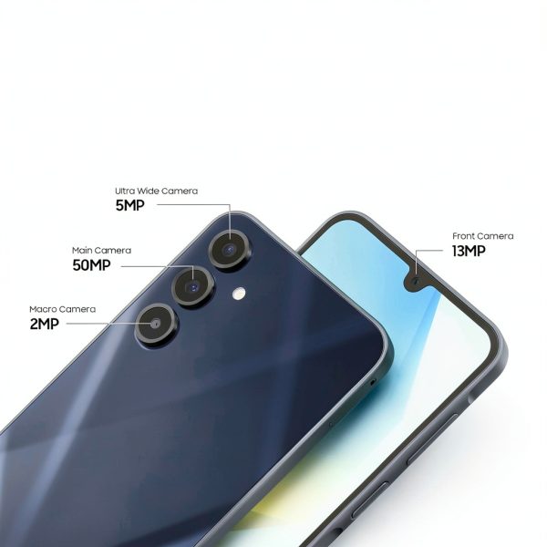 Samsung Galaxy A16 5G Unlocked Phone 128GB Blue Black-3