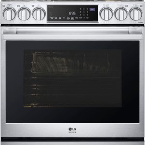 LG STUDIO Smart Slide In Dual Fuel Range EasyClean-0