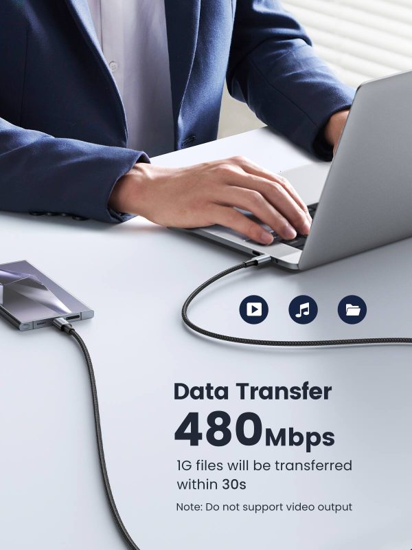 UGREEN 100W USB C Cable Fast Charging Data Sync-4
