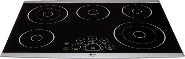 LG STUDIO 30 Inch Built In Electric Cooktop 5 Elements-3