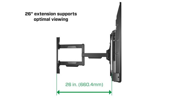 Rocketfish Full Motion TV Wall Mount Extends 26 Inch-2