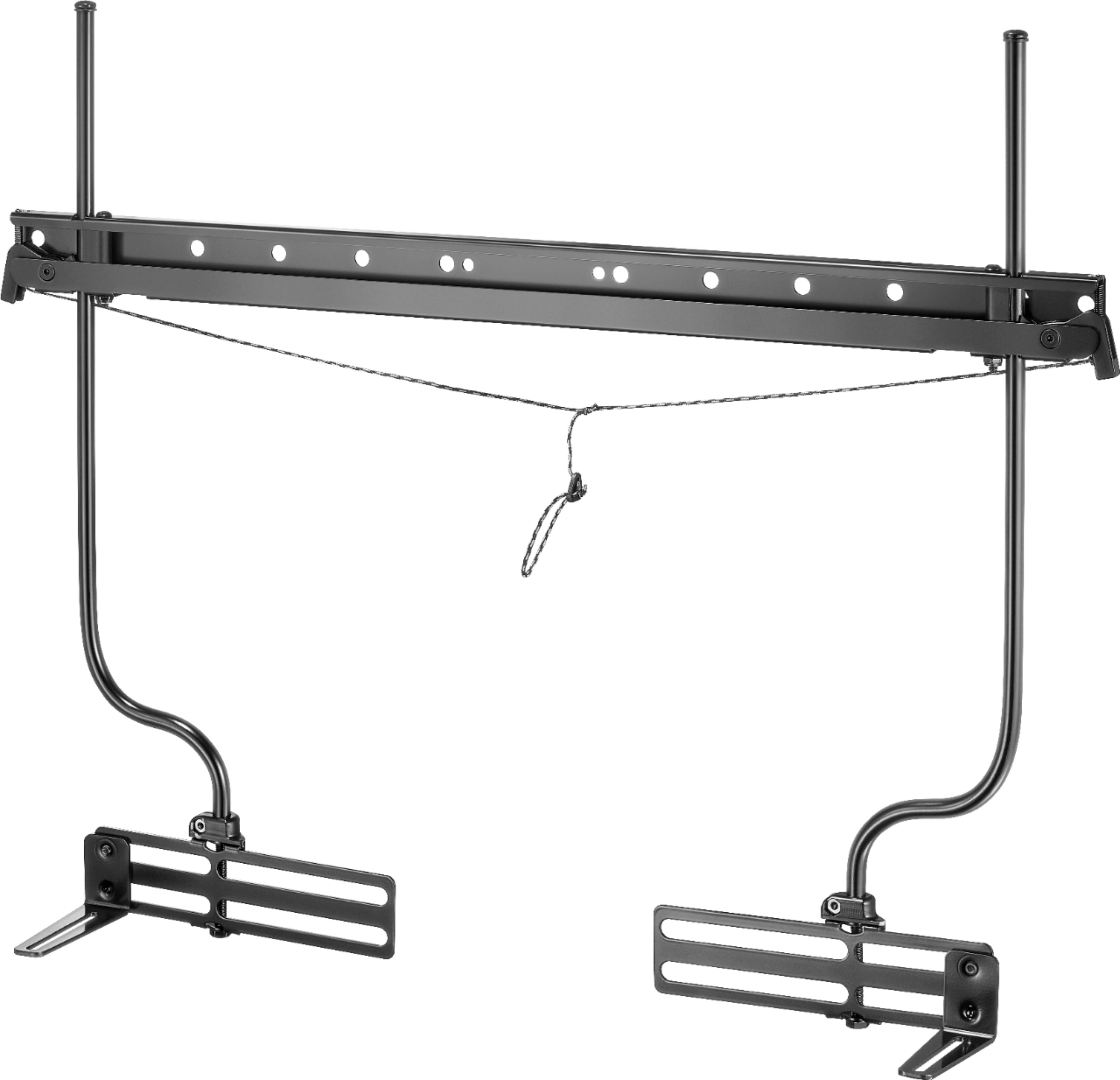 Installing Rocketfish Soundbar Mount Black VESA Compliant Space Saving on a drywall with stud finder