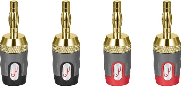 Rocketfish 24k Gold Plated Toolless Speaker Banana Plugs-0