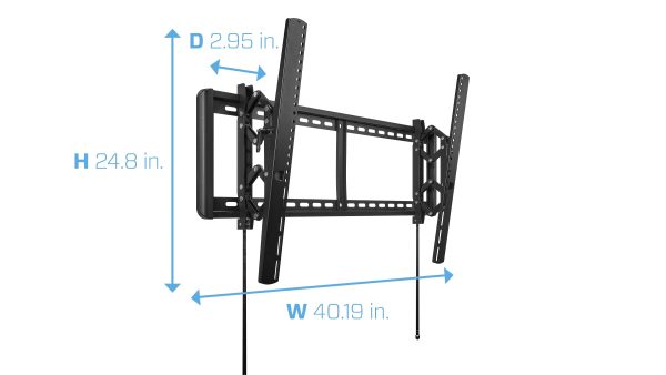 Rocketfish TV Wall Mount Extending Tilt 50-100 in TVs-9