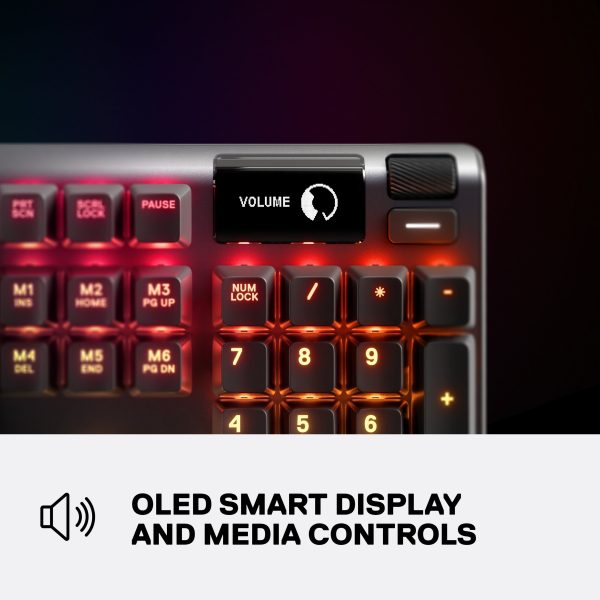 SteelSeries Apex 5 Mechanical Hybrid Gaming Keyboard RGB-4