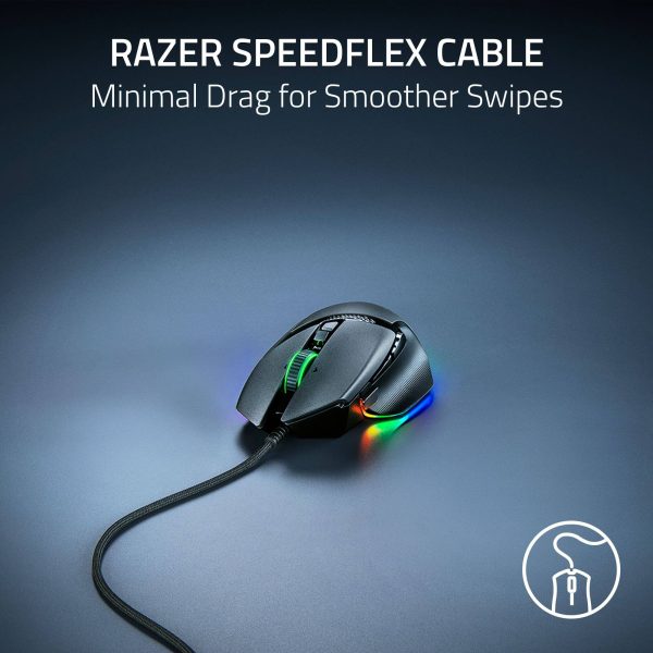 Razer Basilisk V3 Gaming Mouse HyperScroll Tilt Wheel Wired-6