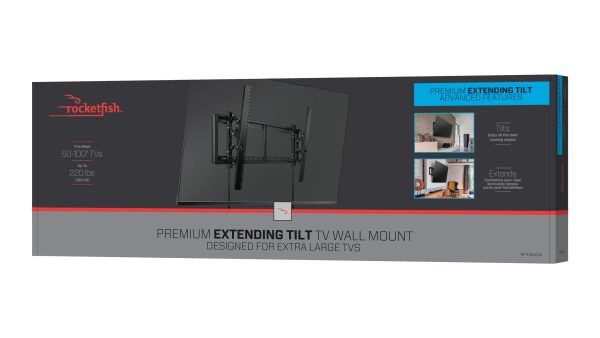 Rocketfish TV Wall Mount Extending Tilt 50-100 in TVs-7