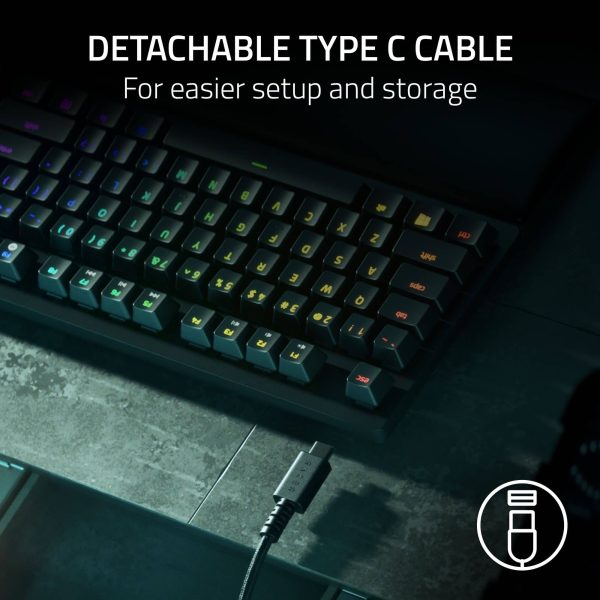 Razer Huntsman V2 TKL Gaming Keyboard Optical Switch RGB-5