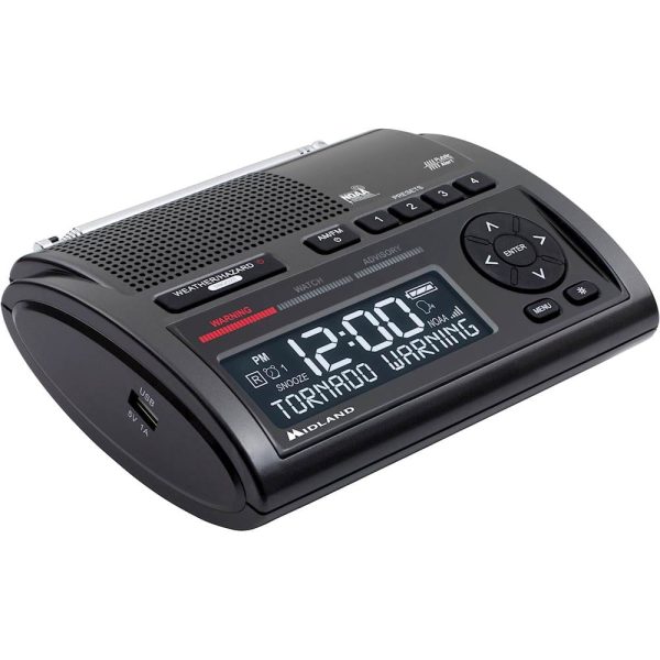 Midland NOAA Weather Radio SAME Alerts USB Charging-1
