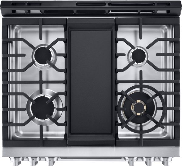 LG STUDIO Smart Slide In Dual Fuel Range EasyClean-7
