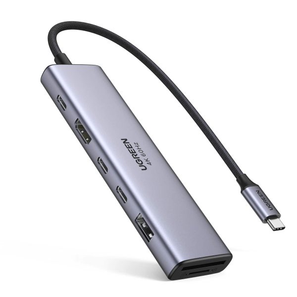 UGREEN 7-in-1 USB-C Hub 10Gbps 4K HDMI 100W Charging-0