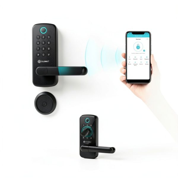 Olumat Fingerprint Smart Door Lock Keyless Entry Keypad App-1