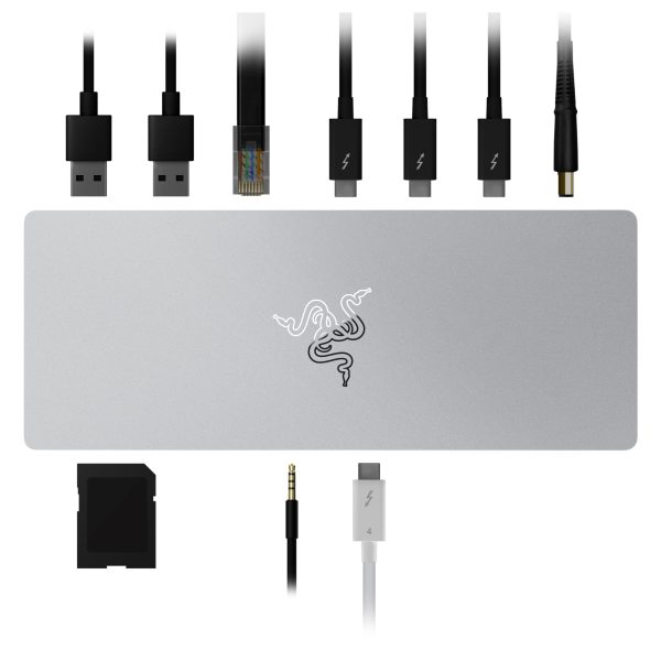Razer Thunderbolt 4 Dock 10 Port Hub Dual 4K Display-0