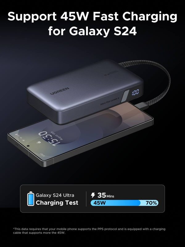 UGREEN 67W Laptop Power Bank 20000mAh Fast Charging Travel-7