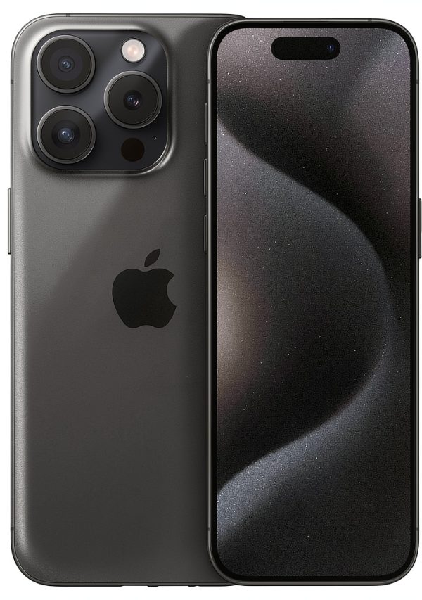 Apple iPhone 15 Pro 5G Unlocked Pre Owned Black Titanium-0