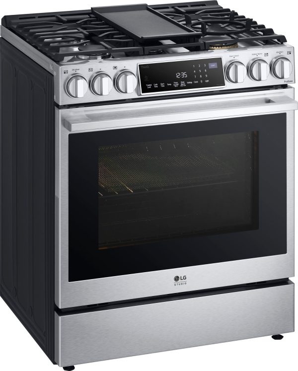 LG STUDIO Smart Slide In Dual Fuel Range EasyClean-4