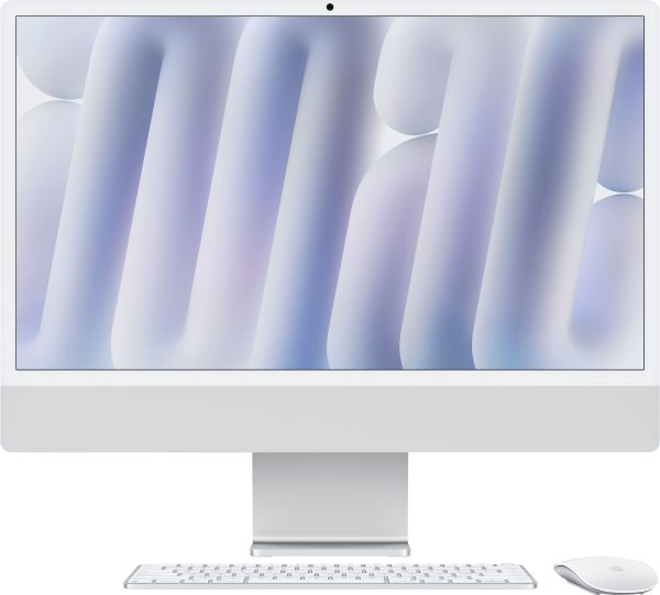 Apple iMac 24 inch M4 chip All in One Desktop Silver-0