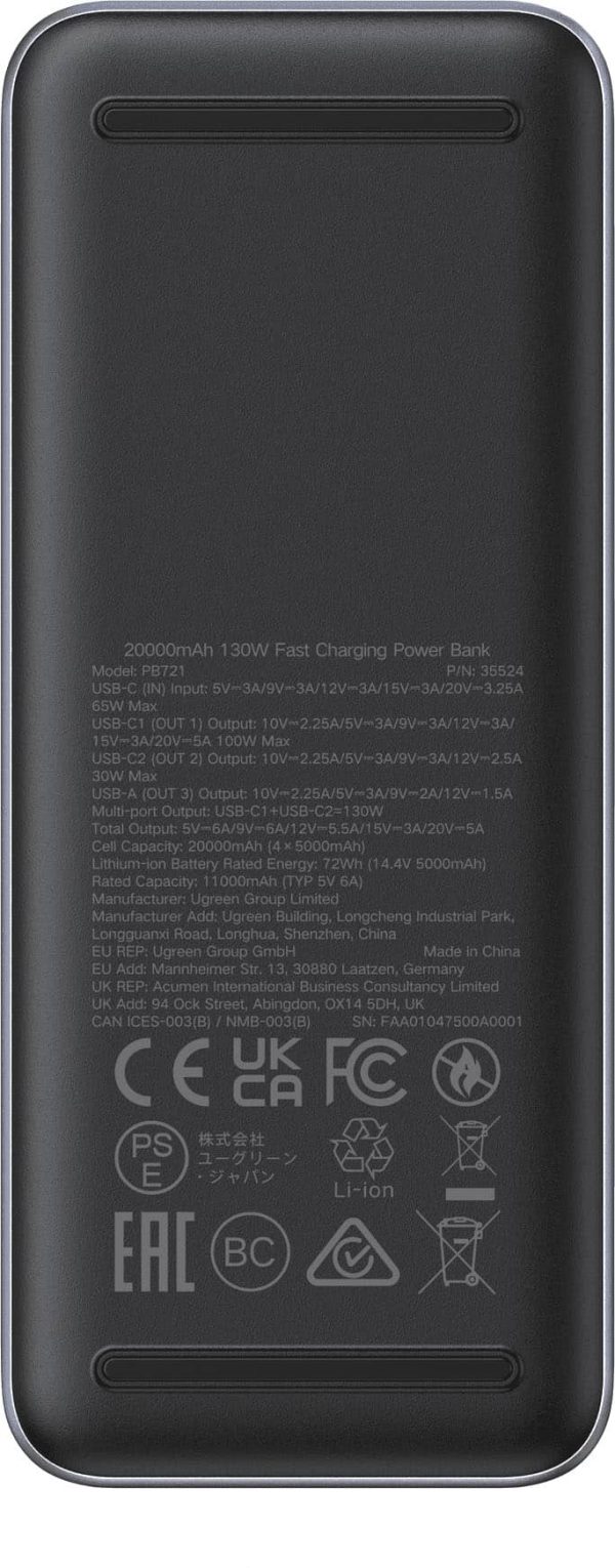 UGREEN Nexode 130W Power Bank Fast Charging Laptops-10