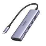 UGREEN USB C Hub 6 in 1 Aluminum 4K HDMI SD Card Reader-0
