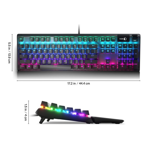 SteelSeries Apex 5 Mechanical Hybrid Gaming Keyboard RGB-7
