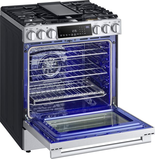 LG STUDIO Smart Slide In Dual Fuel Range EasyClean-14