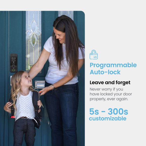Lockly Visage Smart Lock Facial Recognition Fingerprint-18