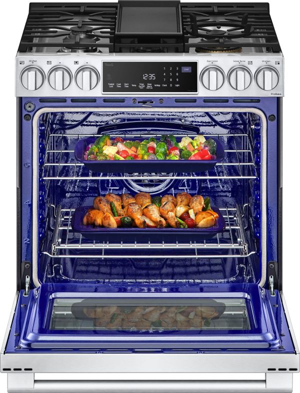 LG STUDIO Smart Slide In Dual Fuel Range EasyClean-2