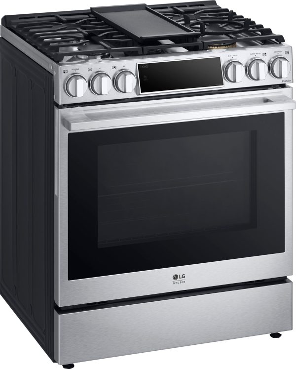 LG STUDIO Smart Slide In Dual Fuel Range EasyClean-10