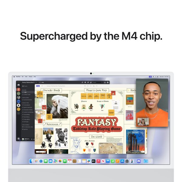 Apple iMac 24 inch M4 chip All in One Desktop Silver-5
